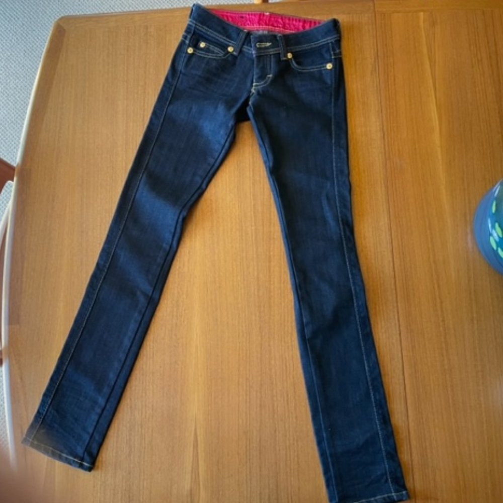 VIENUS BLISS Something Edwin Jeans 26 x 33 "Wearing the Jean She was in Bliss"